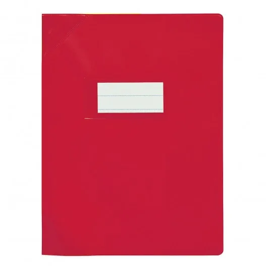 Protège-cahier Lino petit modèle — Rouge