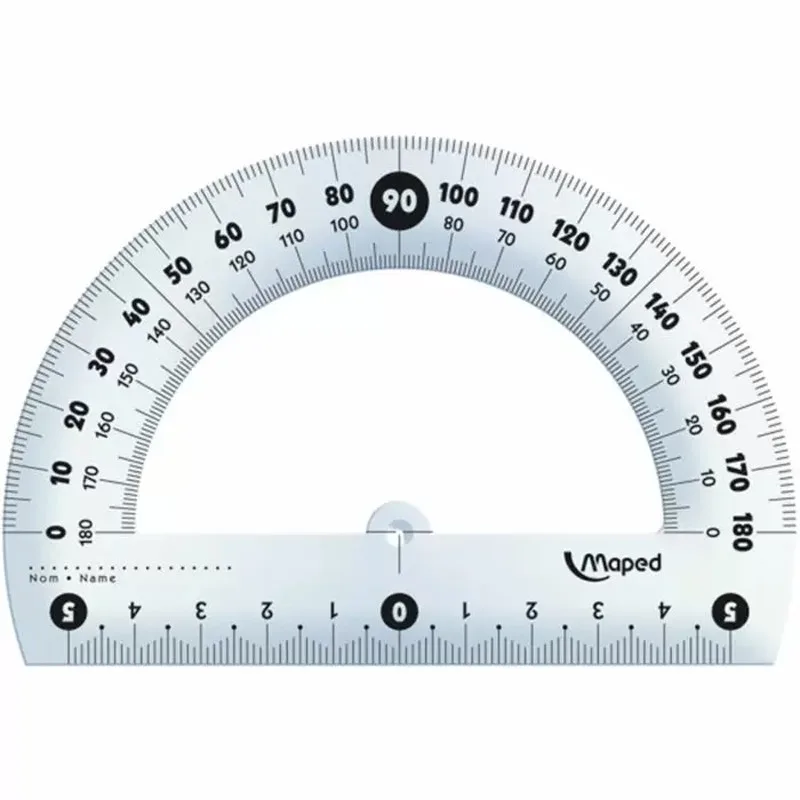 Rapporteur Geometric 12CM 180 Deg – Maped