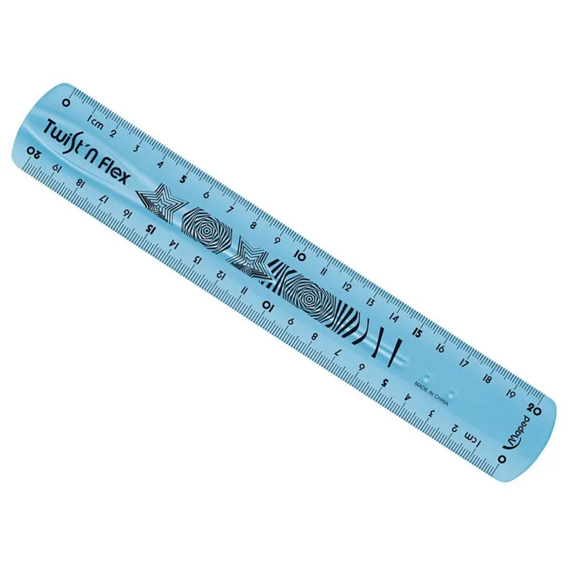 Regle Plate 20CM Big Num Ref RX240100/Y-PLUS+