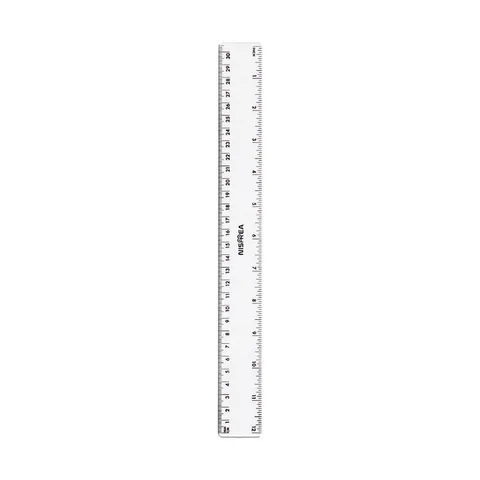Regle Plate Fine Graduee 30CM Essential