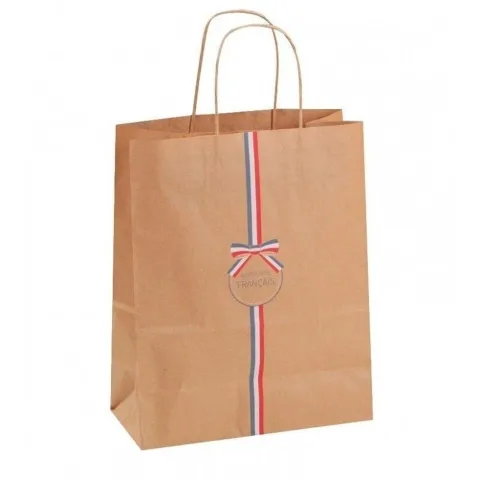 Sac en Kraft avec Poignees Torsadees 182.5+90*22