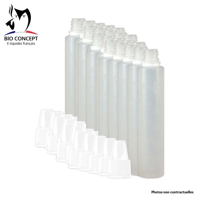 Serie de 6 Flacons Plastiques 30ML
