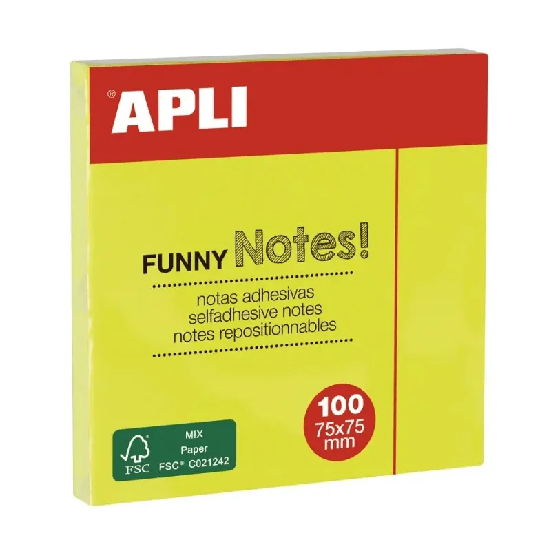 Stick Note 50X40 Jaune 100F – Apli