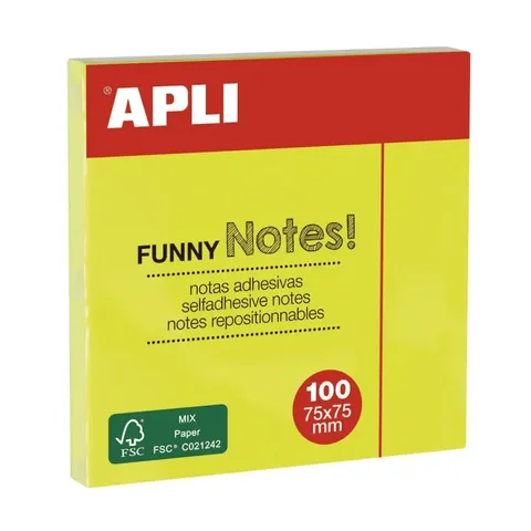 Stick Note 50X40 Jaune 100F – Apli