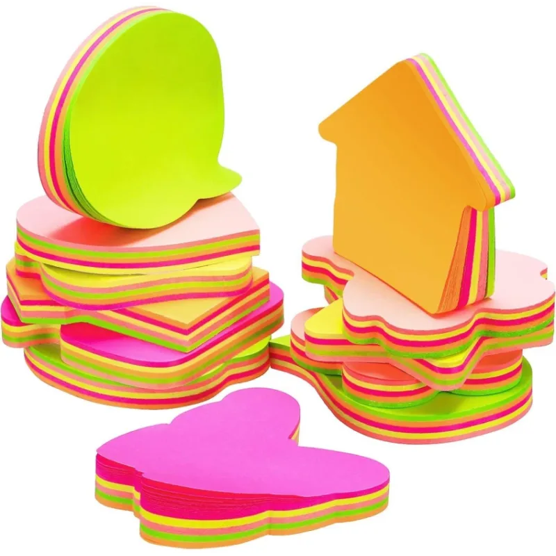 Stick Note Forme Ass Fluo 100F 5 Couleur Y125