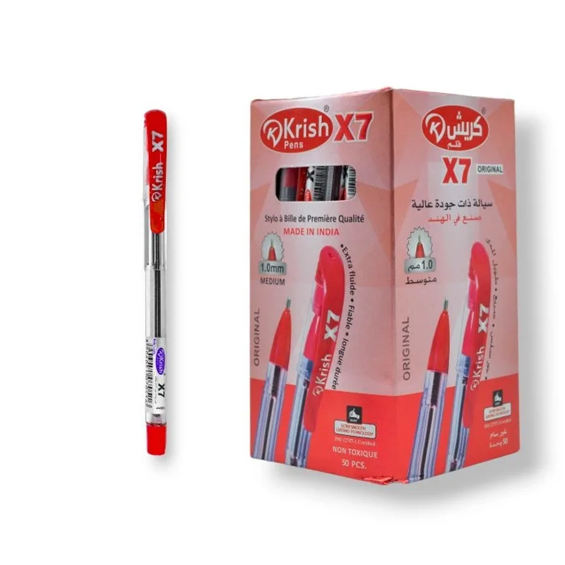 Stylo à Bille X7 Rouge Krish