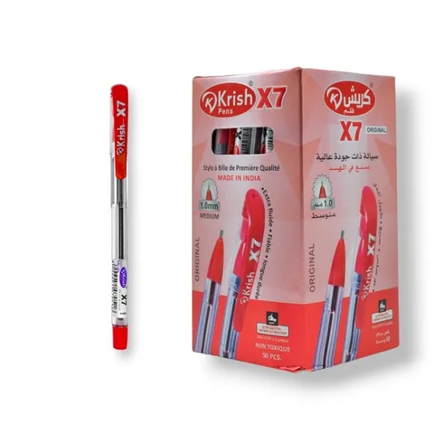 Stylo à Bille X7 Rouge Krish