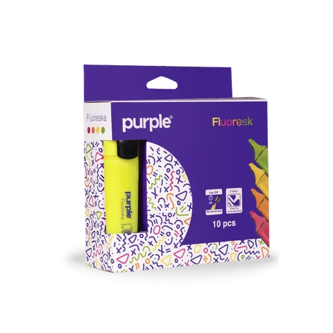 Surligneur Fluoreska Vert Fluo Purple
