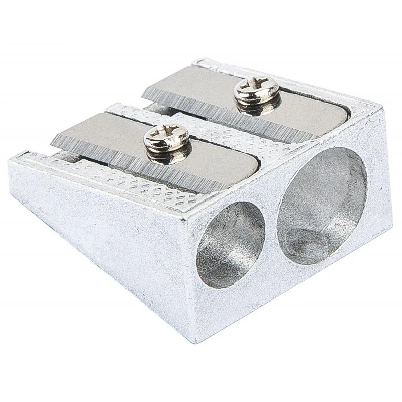 Taille Crayon Metal Double TS1006 Silver