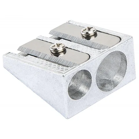 Taille Crayon Metal Double TS1006 Silver