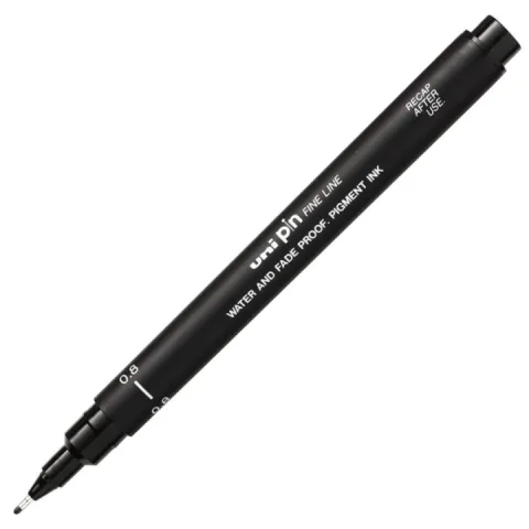 Uni Pin Fine Line 0.003 MM Black