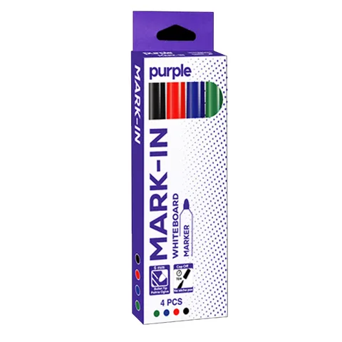 Marqueur Tableau Mark-in Rouge Purple