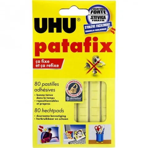 Pastilles Adhesives Uhu Patafix Jaune 80GR