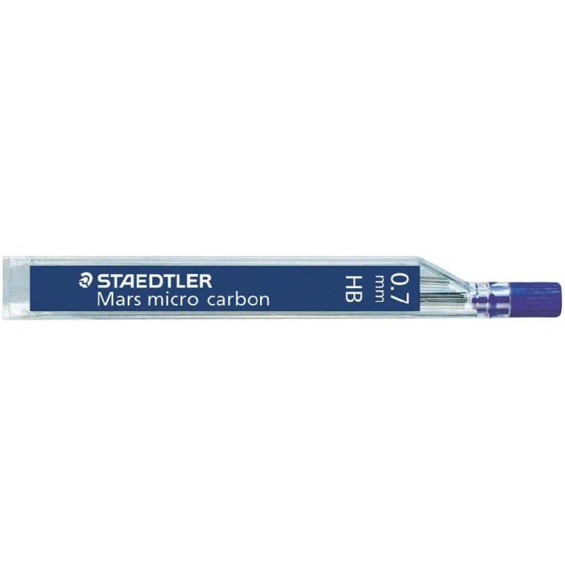 12 Mines en étui 0.7 HB Mars Micro – Staedtler