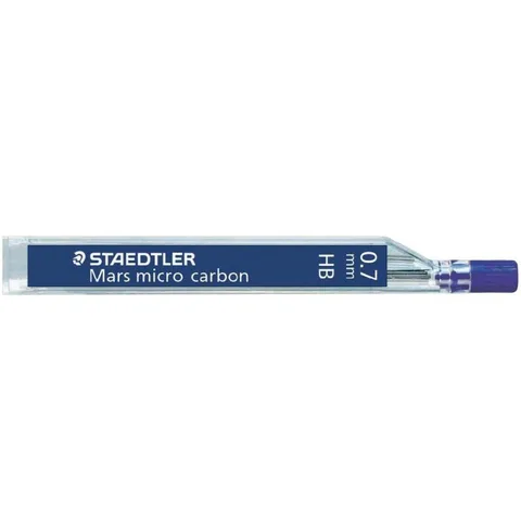 12 Mines en étui 0.7 HB Mars Micro – Staedtler