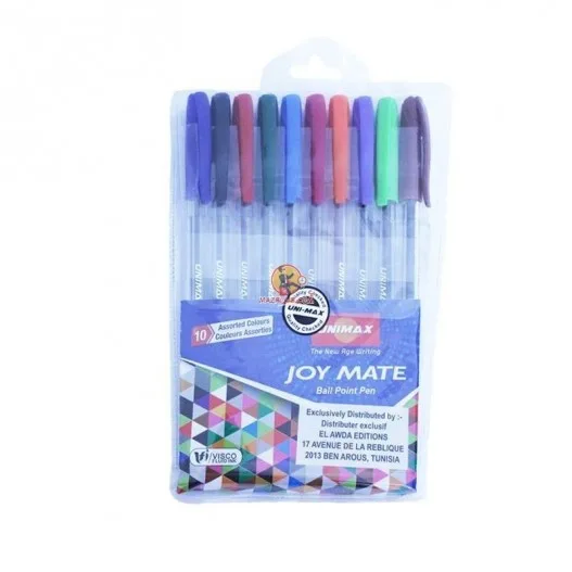 Pochette de 6 Stylo Unimax Joymate 1.0MM