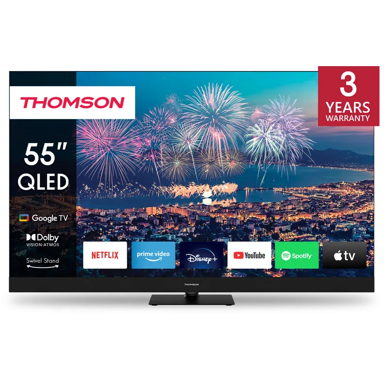 TV Thomson 55" Smart 4K UHD Qled 55QG6