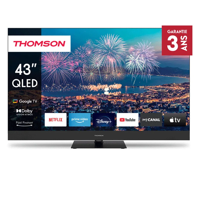 TV Thomson 43" Smart 4K UHD Qled 43QG6C14