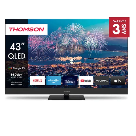 TV THOMSON 43" SMART 4K UHD QLED 43QG6C14