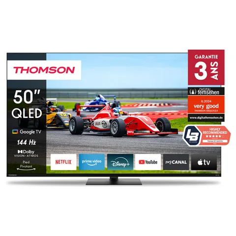 TV Thomson 50" Smart 4K UHD Qled 50QG7C14