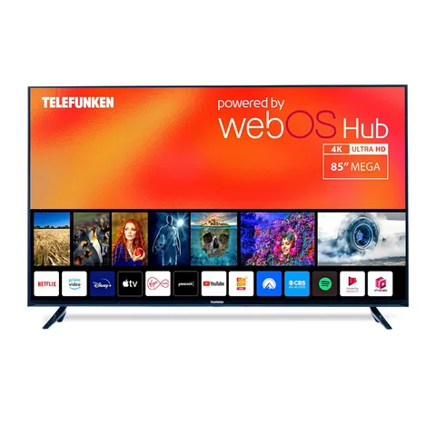 TV Telefunken 85" Qled Smart Google TV 4K UHD - TV85G4FN