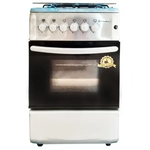 Sotacer Cuisiniere à Gaz 4 Feux 60CM Blanc SF607 Garantie 2ans