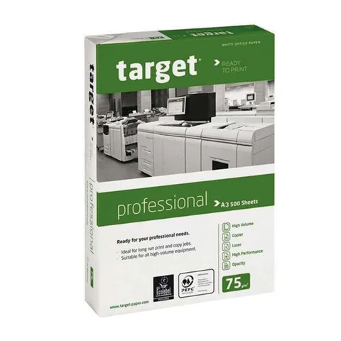 Rame Papier A3 Extra Blanc – 75 g/m² – 500 Feuilles – Target