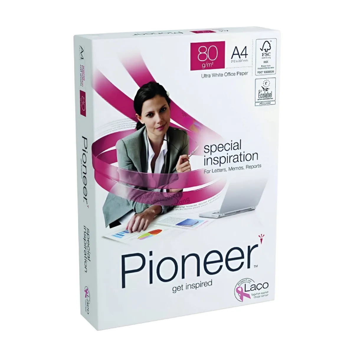 Rame Papier A4 – 80 g/m² – 500 Feuilles – Pioneer