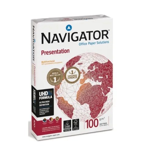Rame Papier Extra Blanc – 100 g/m² – 500 Feuilles – Navigator