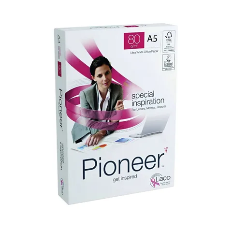 Rame Papier A5 80 g/m² 500 Feuilles – Pioneer