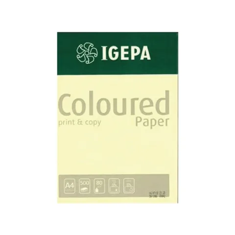 Rame Papier Couleur Chamois – 80 g/m² – 500 Feuilles – Igepa