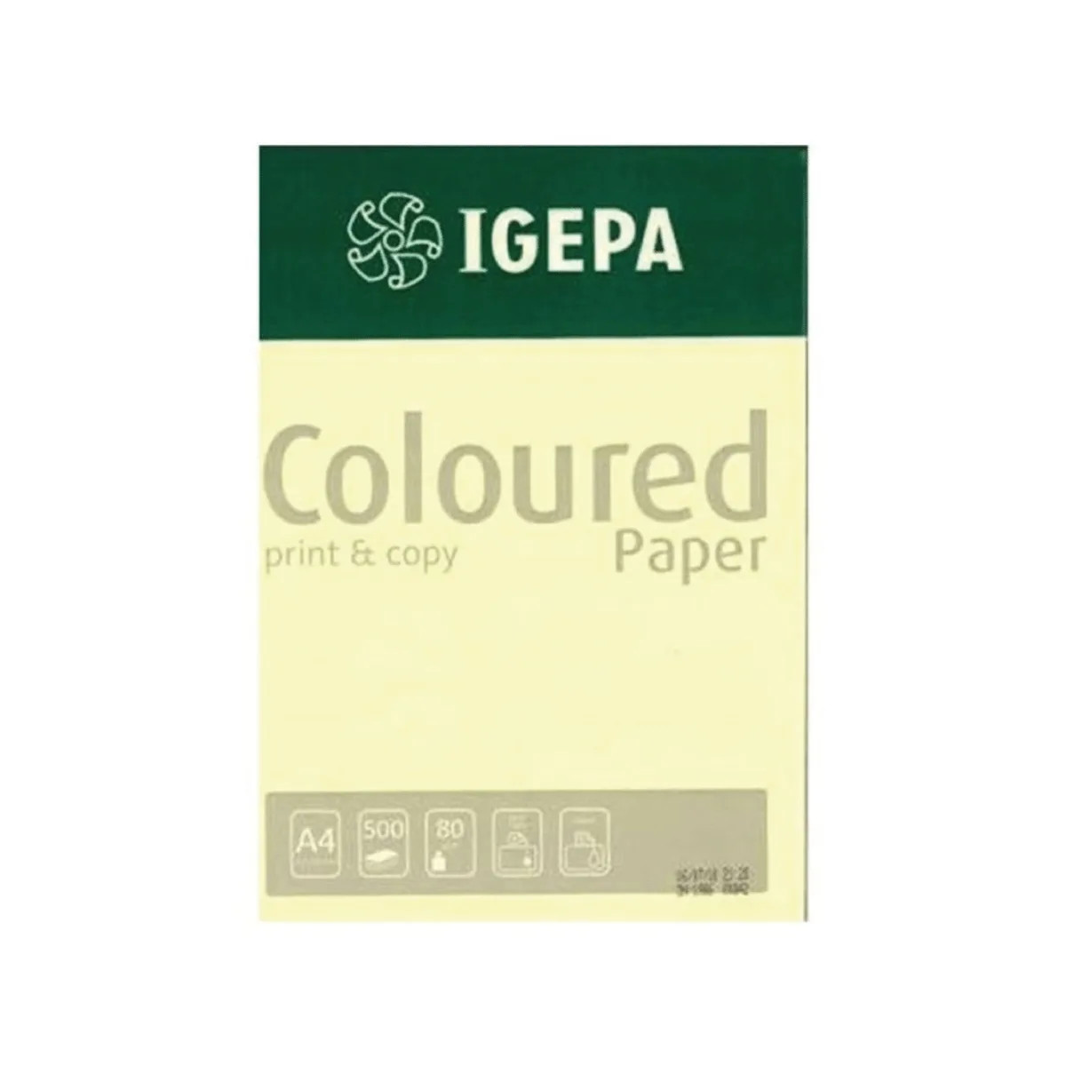 Rame Papier Couleur Chamois – 80 g/m² – 500 Feuilles – Igepa