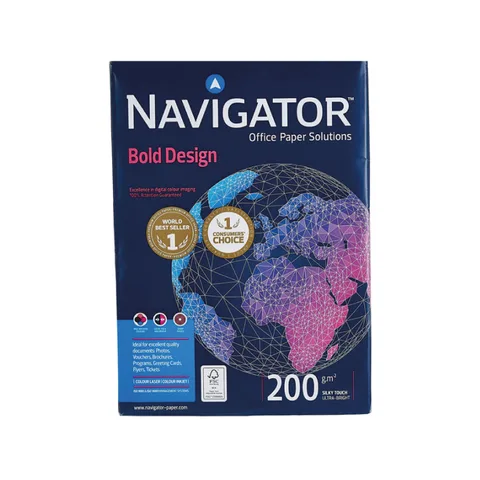 Rame Papier Extra Blanc – 200 g/m² – Navigator