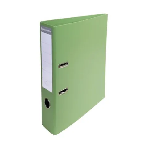 Classeur à levier Exacompta A4 D70 Vert anis 2 anneaux PVc