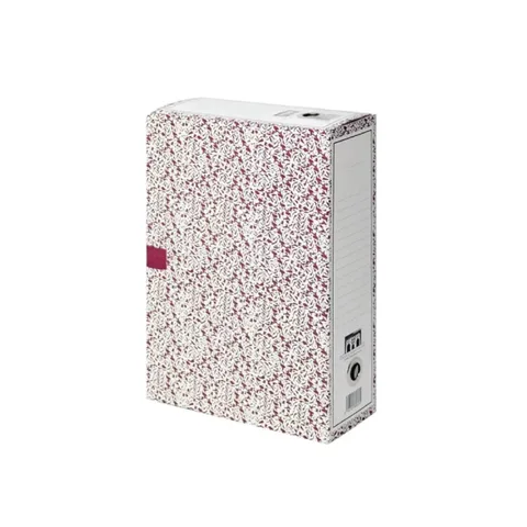 Boite D'archive à Boutton z10 Rouge - Dos 10cm - Format A4 – Ribat