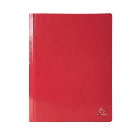 Chemise à Lamelles Lustrée A4 Rouge – Exacompta