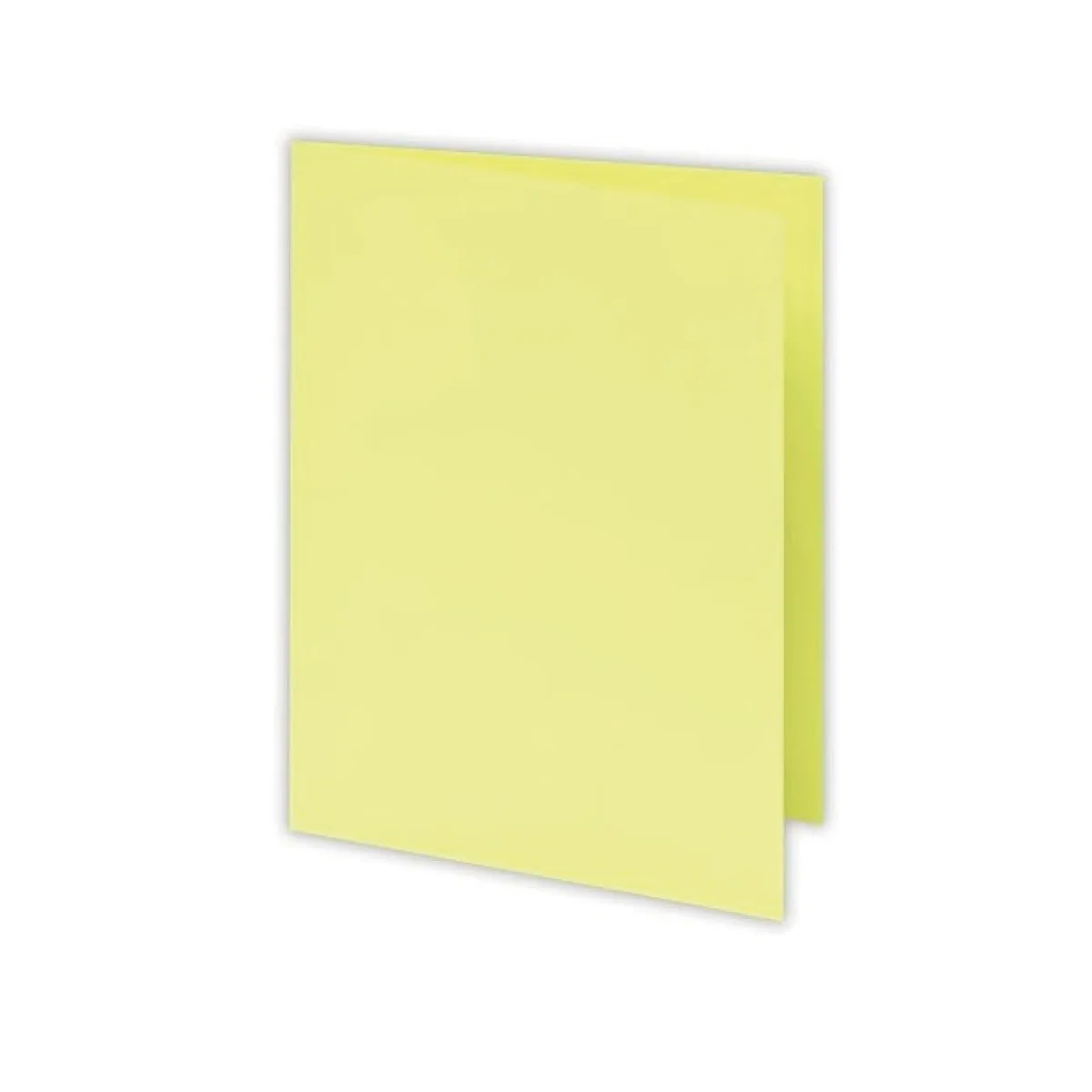 Chemise Bristol Pastel Jaune 160GR PQT/100