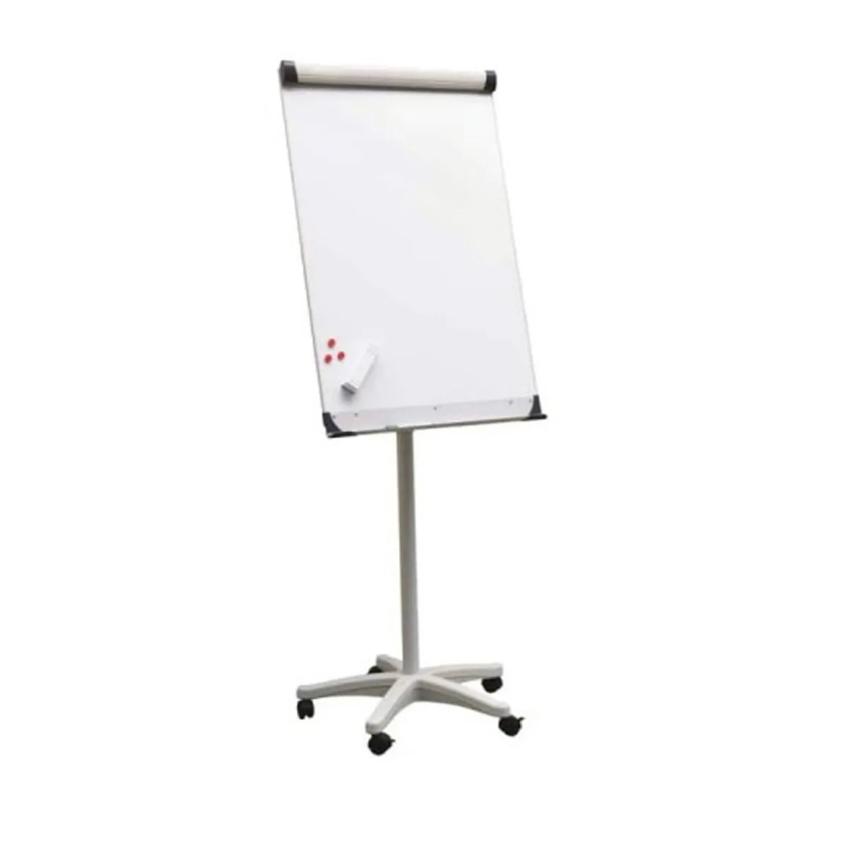 Tableau Blanc 70x100 Chevalet Mobile Magnétique Blanc