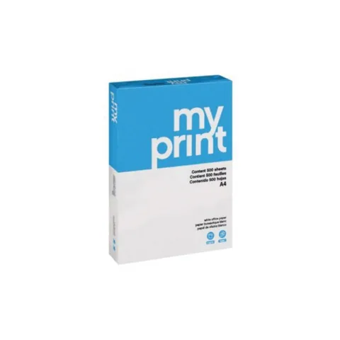 Rame de Papier A4 Blanc – 70 g/m² - 500 Feuilles – My Print