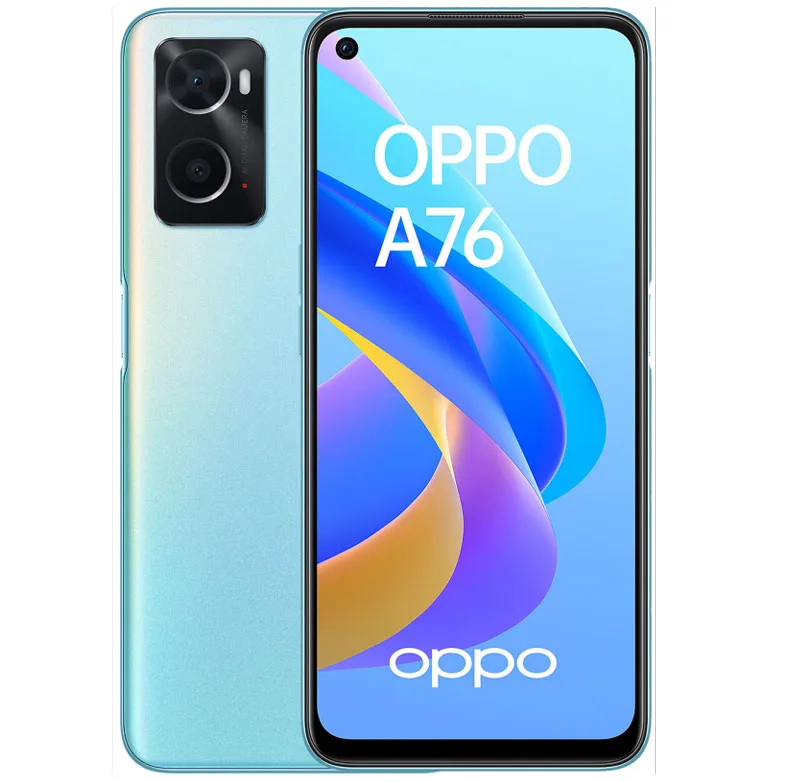 Smartphone Oppo A76 6Go 128Go - Bleu