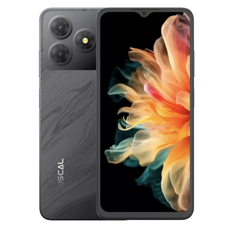 Smartphone Oscal Flat 2 6Go 256Go Couleur Noir