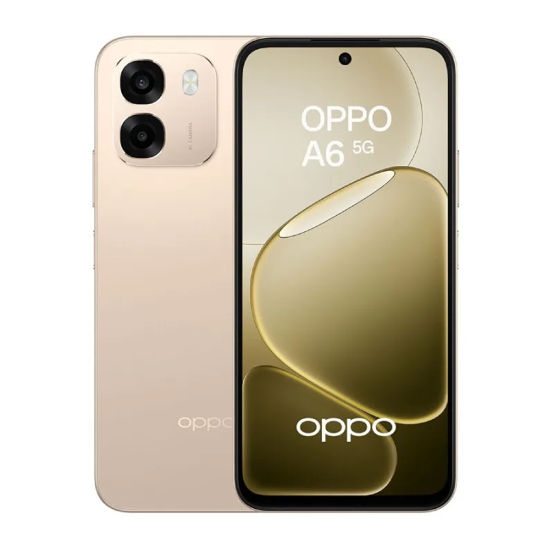 Oppo A6 5G Aurora Gold 256Go | Batterie Record 7000mAh & 120Hz