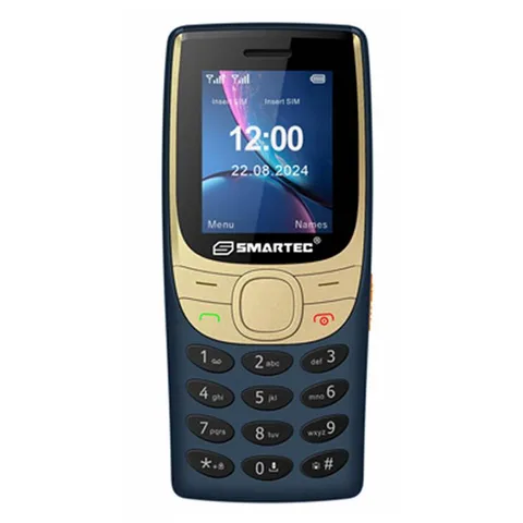 Téléphone Portable Smartec V1 Double Sim 800mAh - Bleu Foncé