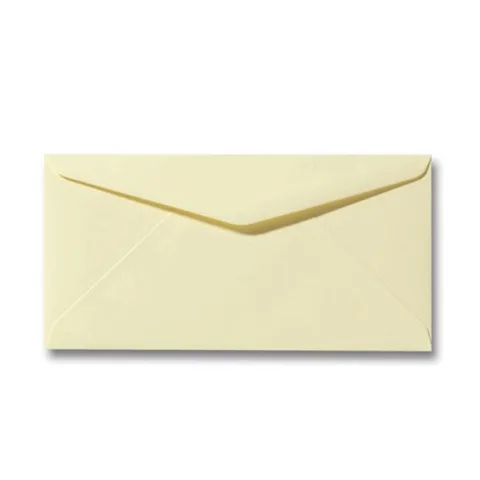 Enveloppe Ivoire Marbrée 11 X 22 CM avec Bande Adhésive – Paquet de 500