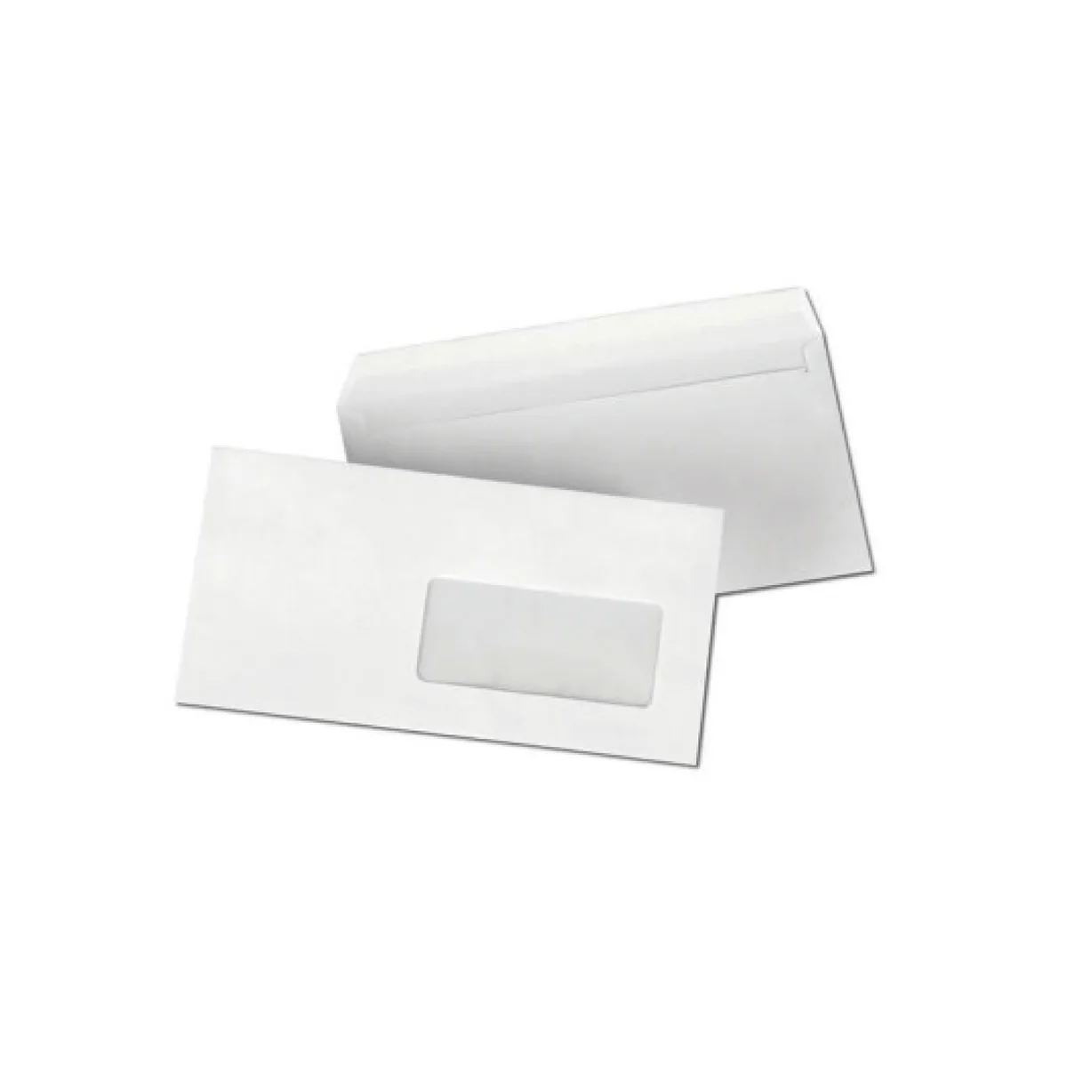 Enveloppe Ivoire Martelée Vitrifiée 11 X 22 CM avec Bande Adhésive – Paquet de 500