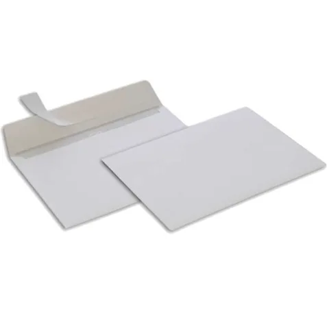 Enveloppe Blanche avec Bande Adhésive 162 X 229 MM – Paquet de 500