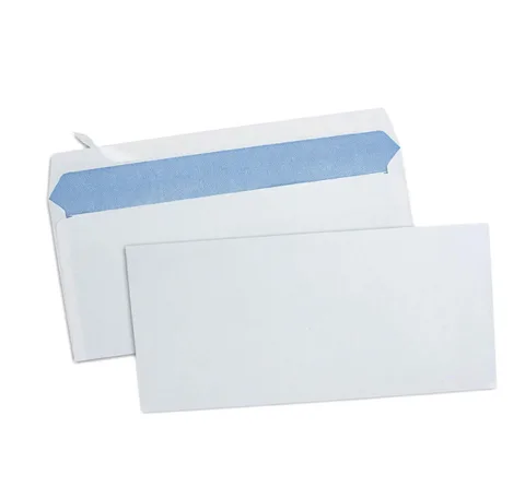 Lot de 25 Enveloppes Blanches 110 X 220 MM