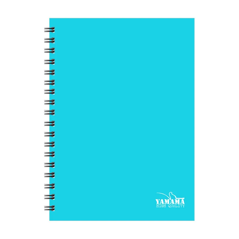 Cahier spirale 100 Pages Grand Format Couverture Plastique Uni 70 g/m² – YAMAMA