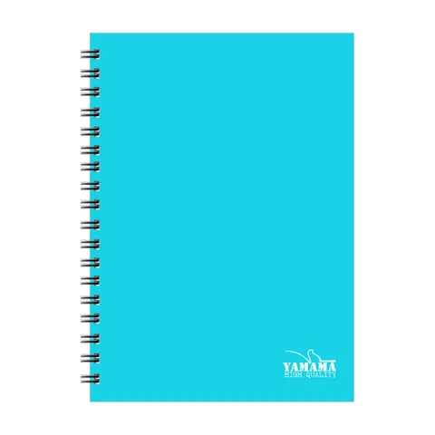 Cahier spirale 100 Pages Grand Format Couverture Plastique Uni 70 g/m² – YAMAMA