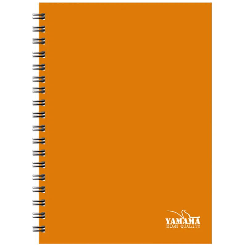 Cahier spirale 200 Pages Petit Format Couverture Plastique Uni 80 g/m² – YAMAMA